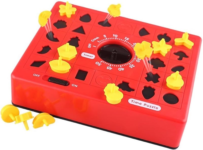 لعبة لغز الشكل بريدولو لغز الدماغ لعبة للأطفال مع مؤقت هدية عيد الميلاد - Image 1